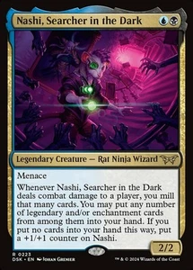Nashi, Searcher in the Dark - Duskmourn: House of Horror #0223 MTG Magic The Gat - Picture 1 of 1