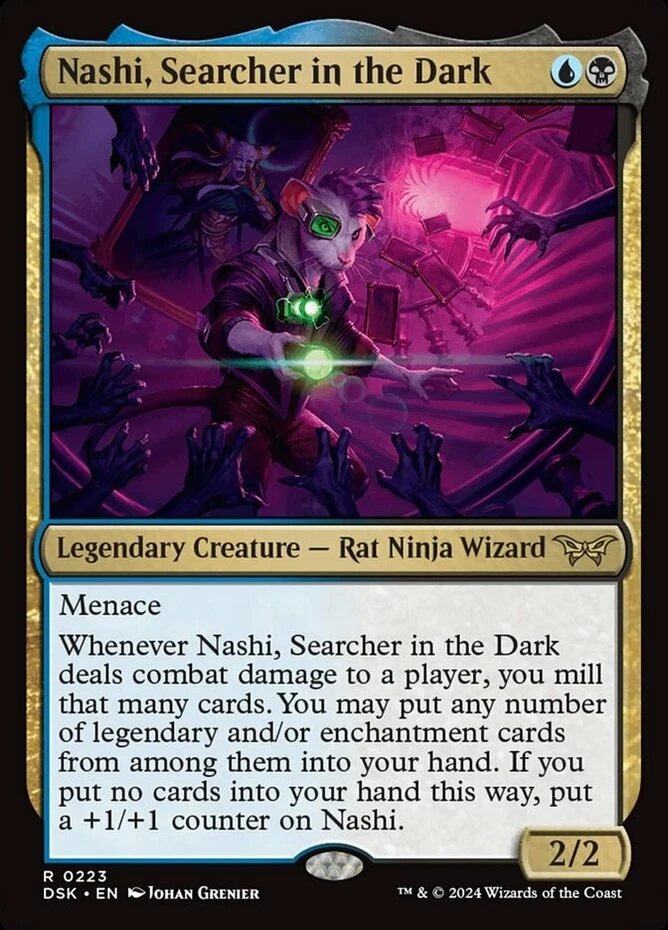 Nashi, Searcher in the Dark - Duskmourn: House of Horror #0223 MTG Magic The Gat - Image 1 of 1