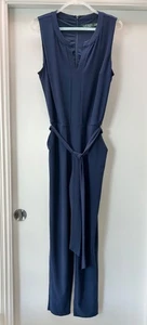 Ralph Lauren Women's Navy Sleeveless Jumpsuit Size M - Picture 1 of 11