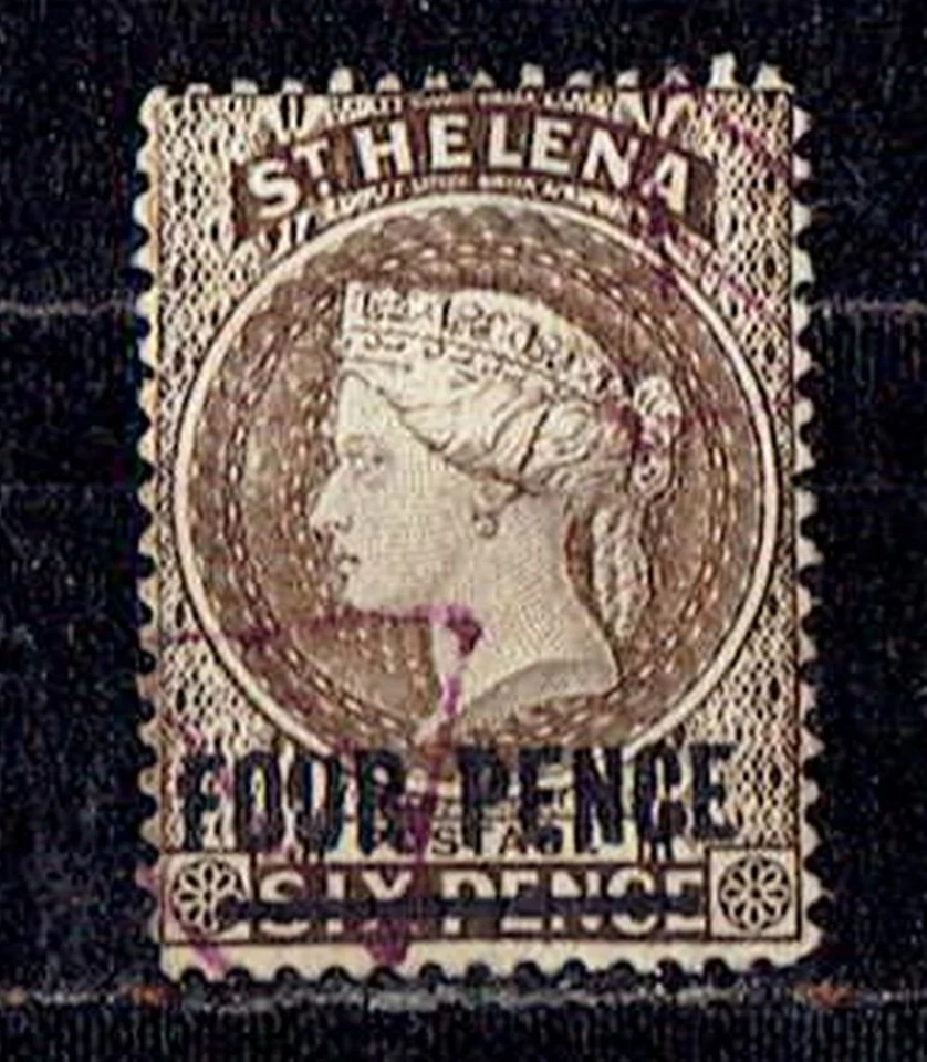 Santa Elena 1884-94. SG#43. 4p sobre 6p usado fino Foto 1 de 1