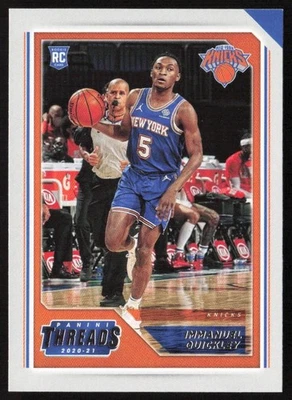 2020-21 Panini Threads Immanuel Quickley #100 Rookie Knicks - Image 1 of 2