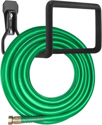 Metal Hose Reel,Hose Holder Hose Hanger Heavy Duty Hose Holders Wall Mount, Hook - Image 1 of 4