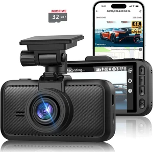 Miofive S1 DashCam 4K Front Night Vision, LoopRecording,HDR, App Control With AI - Picture 1 of 9