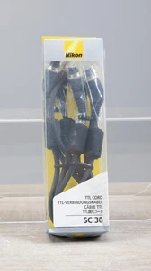 Nikon SC-30 TTL Cords/Cable w/ Instructions & Box - Picture 1 of 3