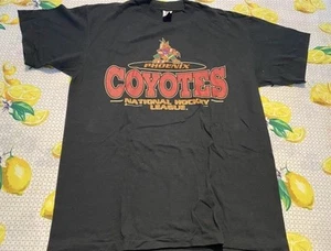 Vintage 90s NHL Phoenix Coyotes Hockey Men’s T Shirt M Bulletin Athletics - Picture 1 of 3