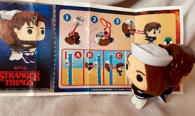 Kinder Joy Stranger Things Funko Pop 2025 Robin And Steve 3.5cm Mini Figure - Imagen 1 de 4