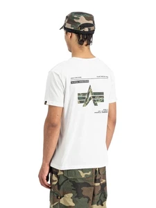 Alpha Industries Herren T-Shirt Camo Label Backprint white - Bild 1 von 25