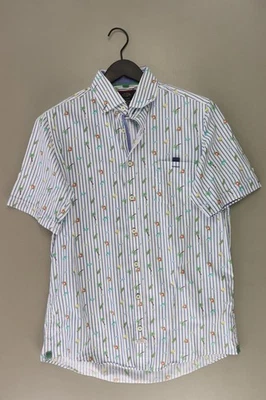 ⭐ Casa Moda camicetta per uomo taglia 50, M rigato bianco di cotone ⭐ - Immagine 1 di 4