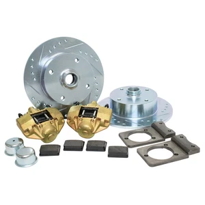 Bolt On Disc Brake Kit, 4 On 130mm, Ball Joint Vented Rotors Dunebuggy & VW - Picture 1 of 1