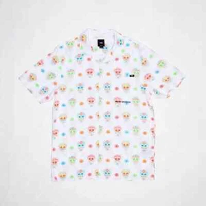 Camisa Vans Calaveras de Azúcar Desfile Bolsillo con Botones Día de los Muertos Halloween Informal - Imagen 1 de 5