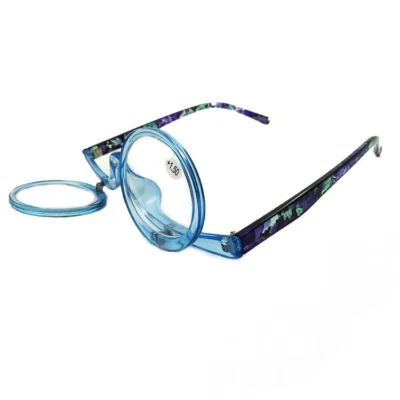 Plegables Mujeres Maquillaje Lupa Lectura Abatible Maquillaje Anteojos Anteojos Cuidado Foto 1 de 4