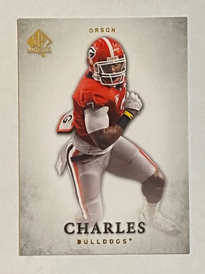 2012 Upper Deck SP Authentic Rookie #78 Orson Charles Georgia Bulldogs - Image 1 of 2