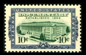 R733 REVENUE Documentary 10c Multicolored IRS BUILDING MNH SEE PHOTOS Lot C-673 - Picture 1 of 1