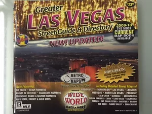 2009-10 Metro Maps 20th Edition *Greater Las Vegas Street Guide & Directory* - Picture 1 of 1