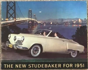 STUDEBAKER RANGE USA Car Sales Brochure 1951 #D130-REV 5-51 Commander CHAMPION++ - Picture 1 of 5