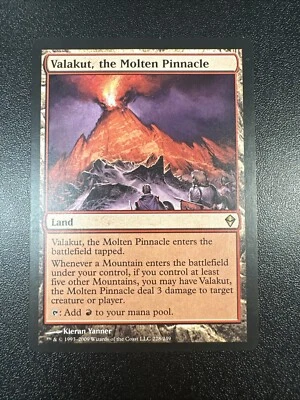 MTG Card Valakut, the Molten Pinnacle 228/249 Zendikar Regular Rare LP JL - Image 1 of 2