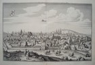 Alzey Rheinhessen echter alter  Merian Kupferstich Erstausgabe 1645