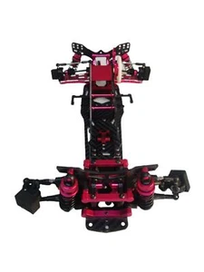 Alloy & CF 1/10 Chassis D5 MR V2 Frame Kit RC 2WD Drift Car Rear Drive - Picture 1 of 7