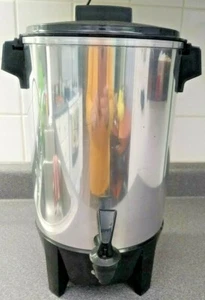 Vintage West Bend 12-30 cup Aluminum Coffee Percolator URN Maker great shape - Picture 1 of 6