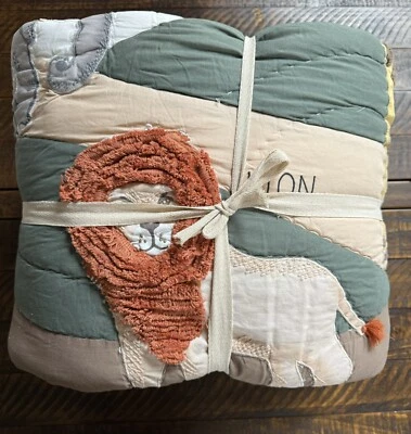 Pottery Barn Kids Brendan Animals Safari Quilt Full NWOT - Image 1 of 3