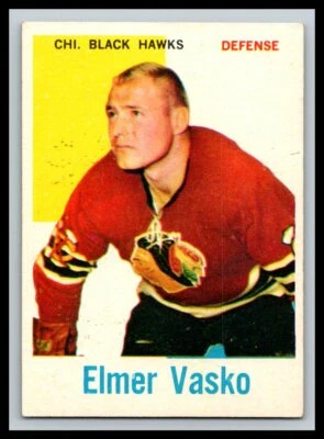 1960-61  TOPPS  # 23  ELMER VASKO   24391 - Image 1 of 2