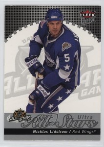 2007-08 Fleer Ultra Ultra All-Stars Nicklas Lidstrom #UAS2 HOF