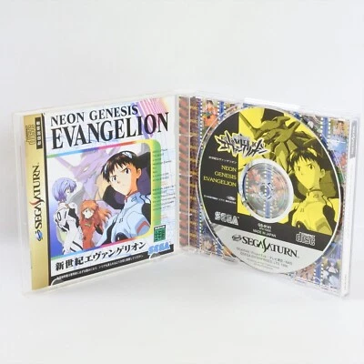 NEON GENESIS EVANGELION White GS-9141 Sega Saturn ccc ss - Image 1 of 2