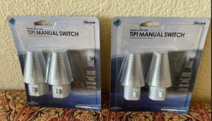 NIP WESTEK TIBI MANUAL SWITCH LED NIGHT LIGHT W/CLEAR LENS 2 PACKS (4 LIGHTS) - Picture 1 of 1