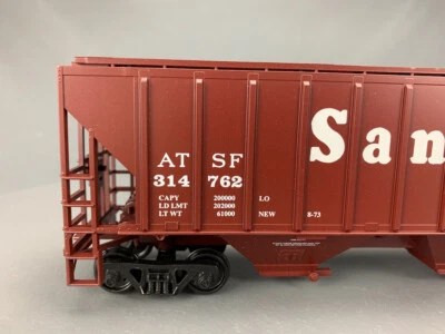 O Gauge Weaver Centerflow Hopper Santa Fe #314762 2-Rail O1755 LZ - Image 1 of 4