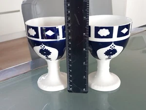 PAIR of Royal Crown Derby 1128 Unfinished Imari GOBLETS /CHALICES. - Picture 1 of 10