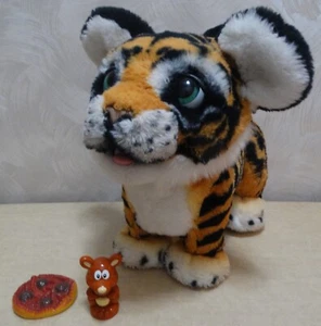 FurReal Friends Interactive Roarin' Tyler Tiger Probado/Funcionando con comida y ratón - Imagen 1 de 7