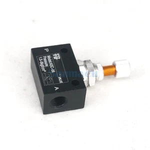 1/8" BSP Aluminum ASC-06 Pneumatic Pipe Bore Air Flow Control Valve ASC100-06 - Picture 1 of 5