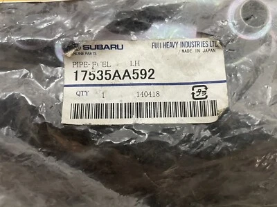 OEM NUEVO 2004-2007 Subaru Baja Impreza 2.5L tanque de combustible tubo lado del conductor 17535AA592 Foto 1 de 3