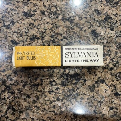 Vintage SYLVANIA 25-Watt Frosted Tubular Bulbs  Used Unclear If Working - Image 1 of 4