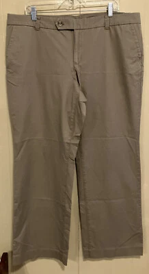 ¡NUEVO CON ETIQUETAS! Pantalones informales Eddie Bauer para mujer Mercer Fit caqui tostado talla grande 18 Foto 1 de 4