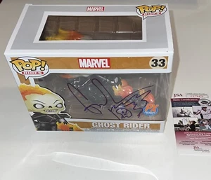 GABRIEL LUNA SIGNED W/ SKETCH GHOST RIDER AGENTS OF SHIELD FUNKO POP +JSA COA - Picture 1 of 9