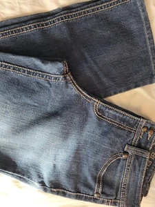 Code Bleu Womens Jeans Dark Wash Straight Stretch Blue Size 6 27 VG JB1 - Picture 1 of 3