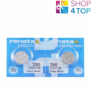 2 RENATA 395 SR927SW BATTERIES SILVER 1.55V WATCH SWISS MADE EXP 2025 NEW - Picture 1 of 1