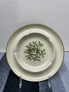 Vintage Lenox (Holiday) 8" ASCHENBECHER Stechpalme/Beere Weihnachten sehr gut siehe Beschreibung - Bild 1 von 2