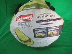 Coleman Max Traverse Mumienschlafsack 32 x 82 6ft 2in 0 bis 20 F TOP - Bild 1 von 6