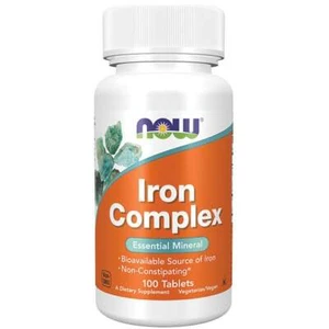 NOW Foods Iron Complex 100 Tabs - Picture 1 of 1