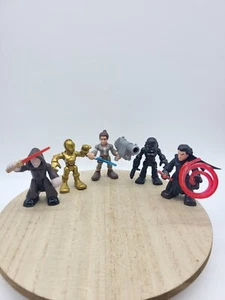 Star Wars Imaginext Galactic Heroes Kylo Ren, Rey, Palpatine, C3PO Bundle - Picture 1 of 5