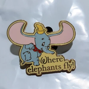 Genuine Disney Where Elephants Fly! Official Pin Trading 2007 Dumbo Collectible - Picture 1 of 11