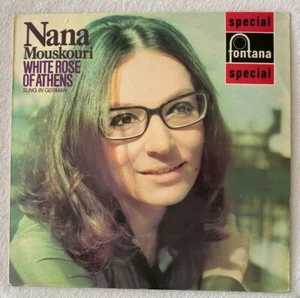 Nana Mouskouri LP "White Rose Of Athens" 1969 Reissue Vinyl Album Near Mint Cond - Picture 1 of 10