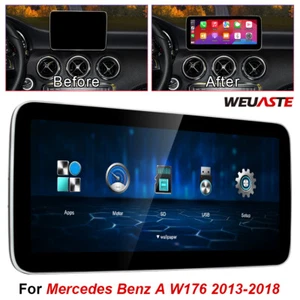 For Benz A W176 2013-18 10.25'' Car Linux Screen Wireless Carplay Stereo Player - Imagen 1 de 12