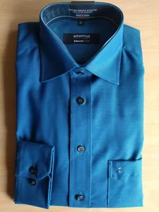 Eterna Excellent Gr 40 / 15¾ Langarm 100% Baumwolle Herrenhemd Business Anzug N1 - Bild 1 von 2