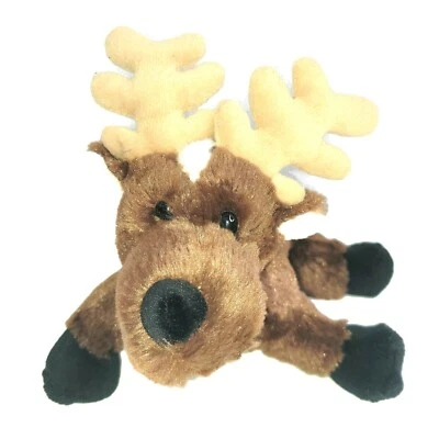 Webkinz Reindeer 9" Beanbag Plush Toy Brown Tan Antlers Ganz HM137 NO CODE - Image 1 of 4