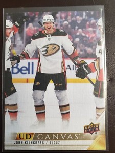 2022-23 John Klingberg UD Canvas Upper Deck Extended Series Hockey Anaheim Ducks