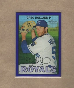2016 Topps Heritage - Chrome Purple Hot Box Refractor - #THC-441 - Greg Holland - Picture 1 of 2