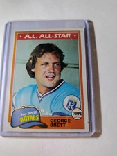 George Brett 1981 Topps All-Star (HOF) KC Royals #700 NM, Free Shipping